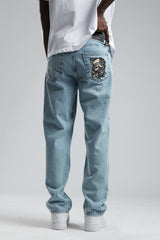 Jeans mit weitem Bein