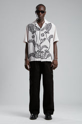 CATCH SHIRT (TA-1674-1 BLACK-STONE)