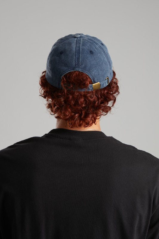 NAVY BLUE WASHED CAP